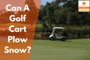 Can A Golf Cart Plow Snow