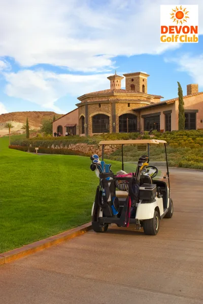 Golf Cart Waiting For Repair