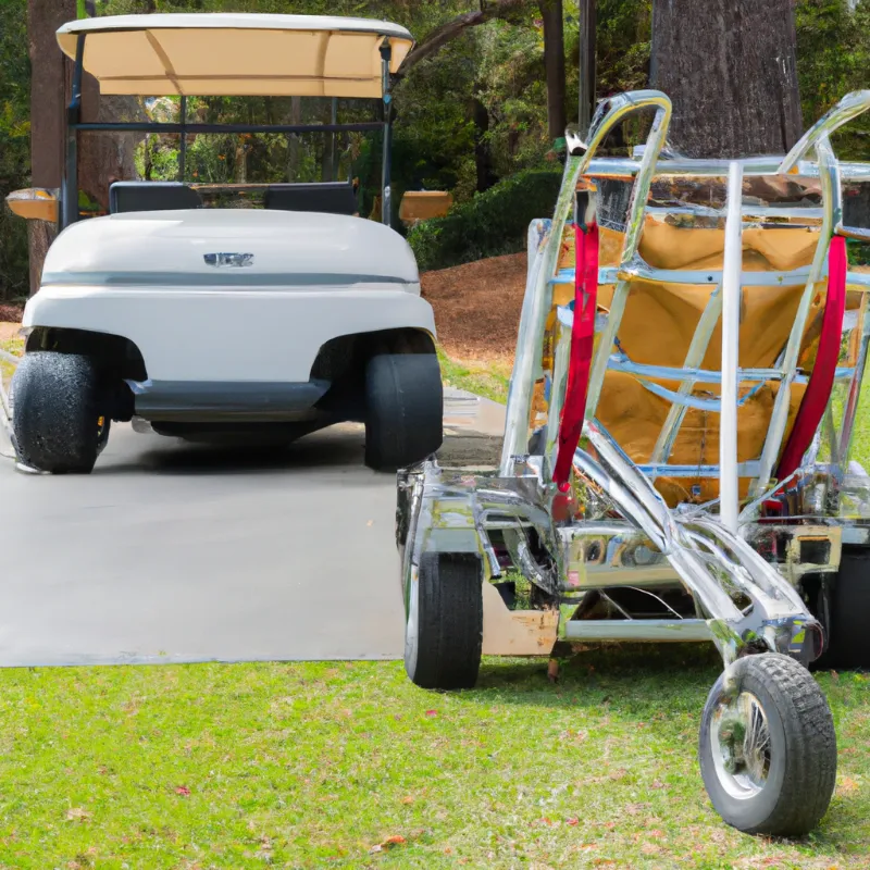 How To Tow A Golf Cart On A Trailer