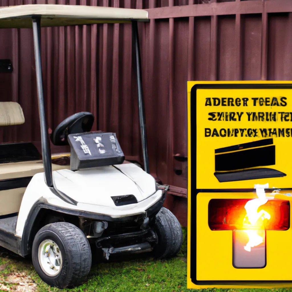 Fire Hazard: Golf Cart Batteries Explained