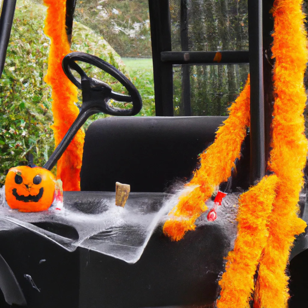 Ghoulishly Great Golf Cart Halloween Decorations!